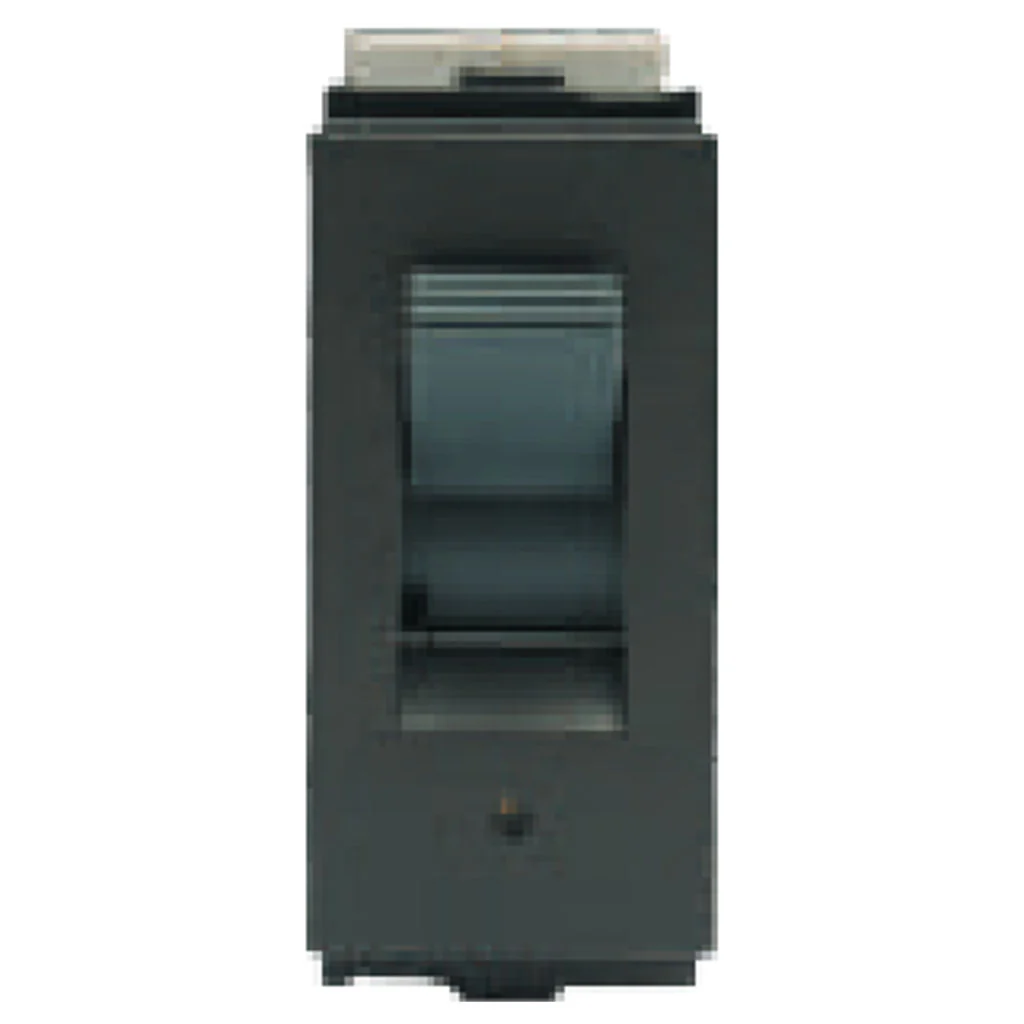 L&T [ Lauritz Knudsen ] Entice Single Pole Mini MCB With LED Indicator 3 kA 1M Charcoal Grey