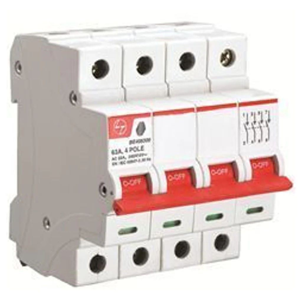 L&T [ Lauritz Knudsen ] Isolator Four Pole 4M 40A-100A