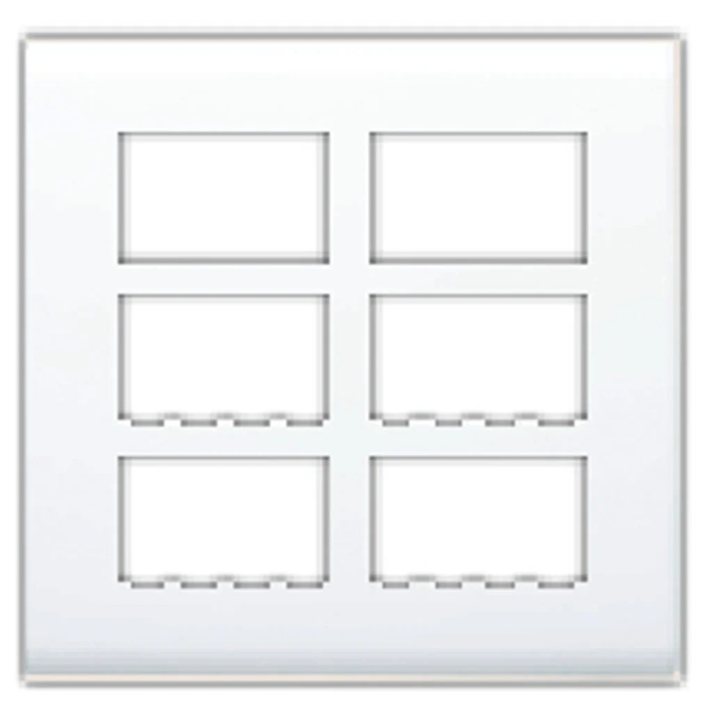 L&T [ Lauritz Knudsen ] Oris Cover Plates With Grid Frame Face Plate 1-24Modules - Image 10