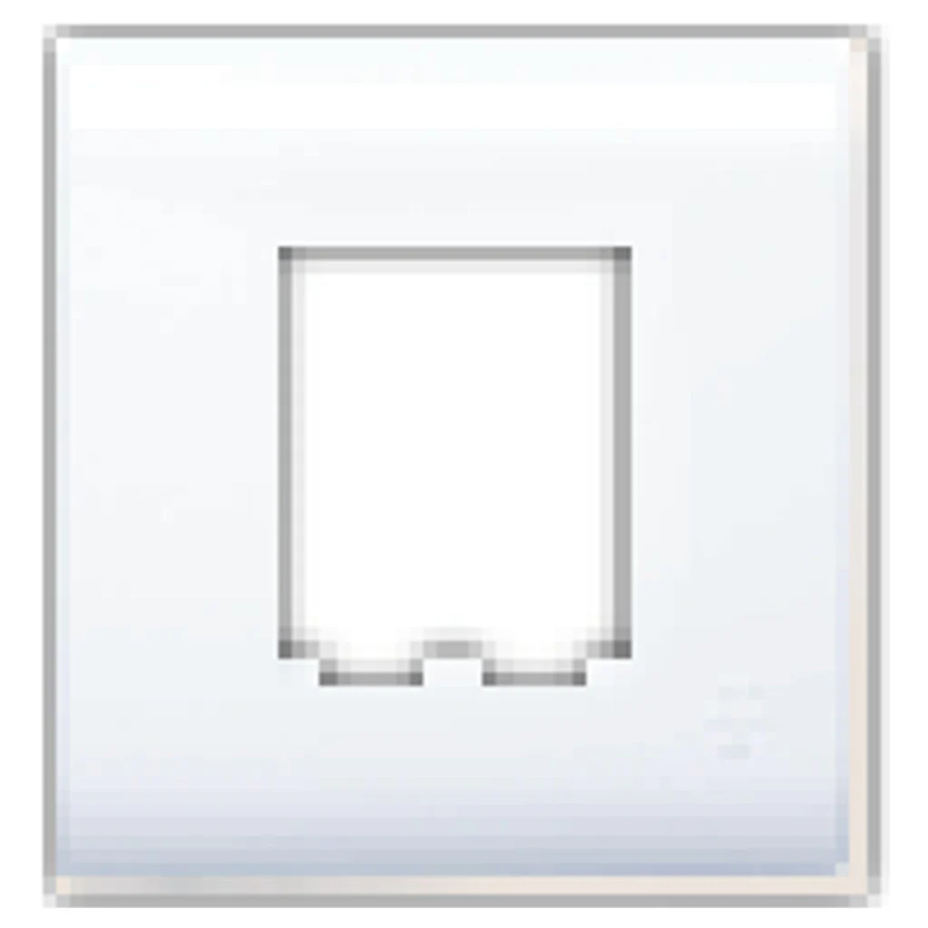 L&T [ Lauritz Knudsen ] Oris Cover Plates With Grid Frame Face Plate 1-24Modules - Image 2
