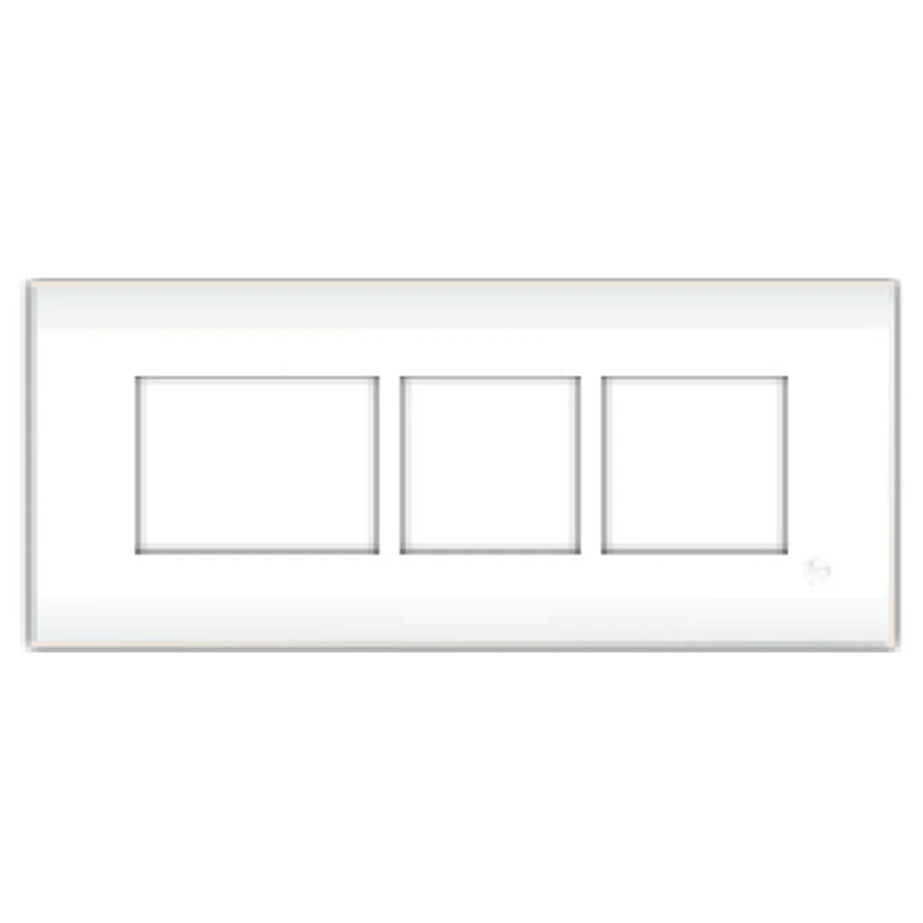 L&T [ Lauritz Knudsen ] Oris Cover Plates With Grid Frame Face Plate 1-24Modules - Image 6