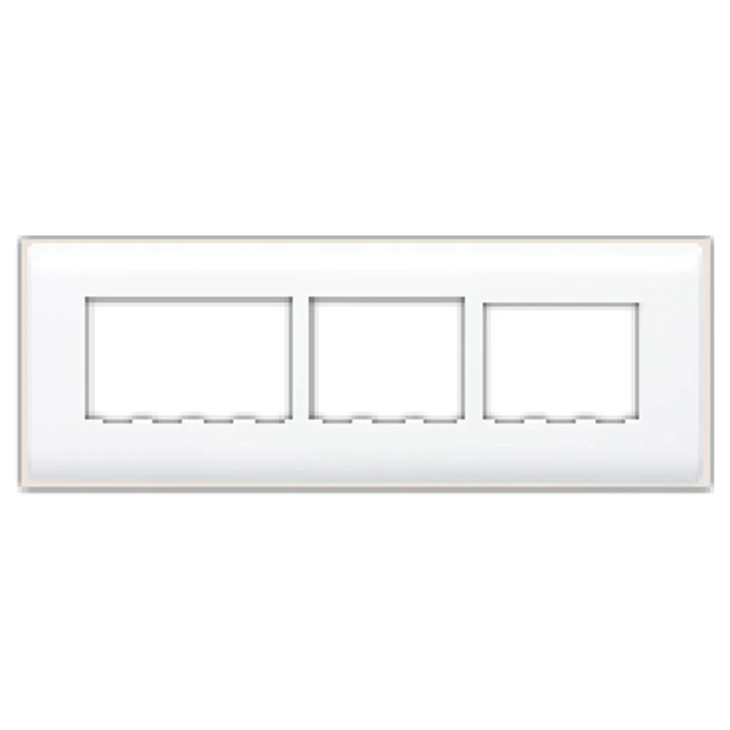 L&T [ Lauritz Knudsen ] Oris Cover Plates With Grid Frame Face Plate 1-24Modules - Image 7