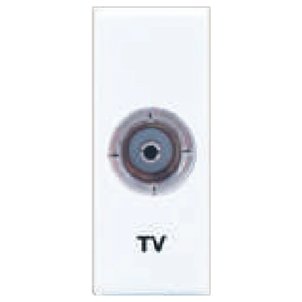 L&T [ Lauritz Knudsen ] Oris TV Socket 1M White OT11W00