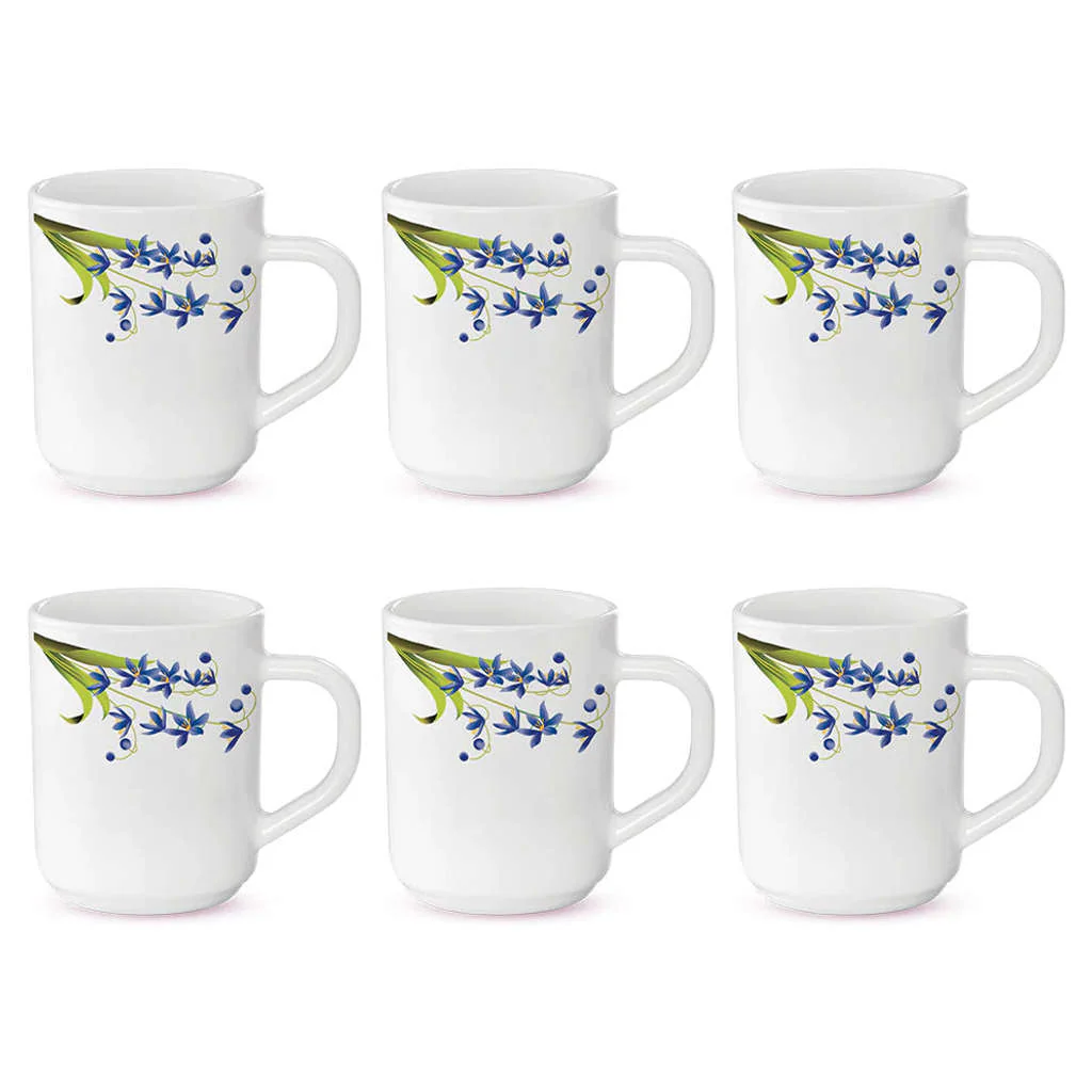 Larah Lavender Coffee Mug Set Of 6 Pcs 100 ml HTTC6MUG10LVD1