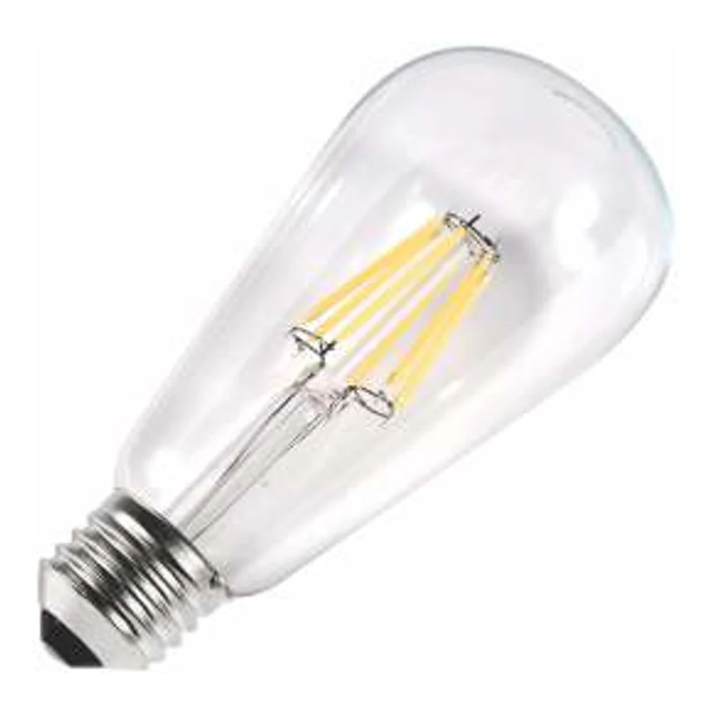 Ledlum LED Indoor Decorative Lamp Clear Glass E27 ST64 LCL-015