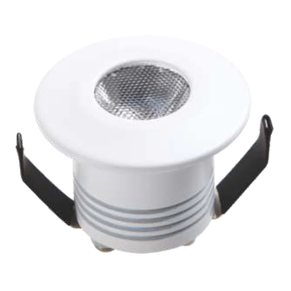 Ledlum LED Indoor Hi-Power Fixed Spot Light Round 1W LLF-072