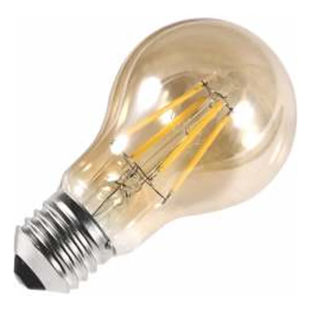 Ledlum LED Indoor Round Lamp Gold Glass E27 A60 LCL-012