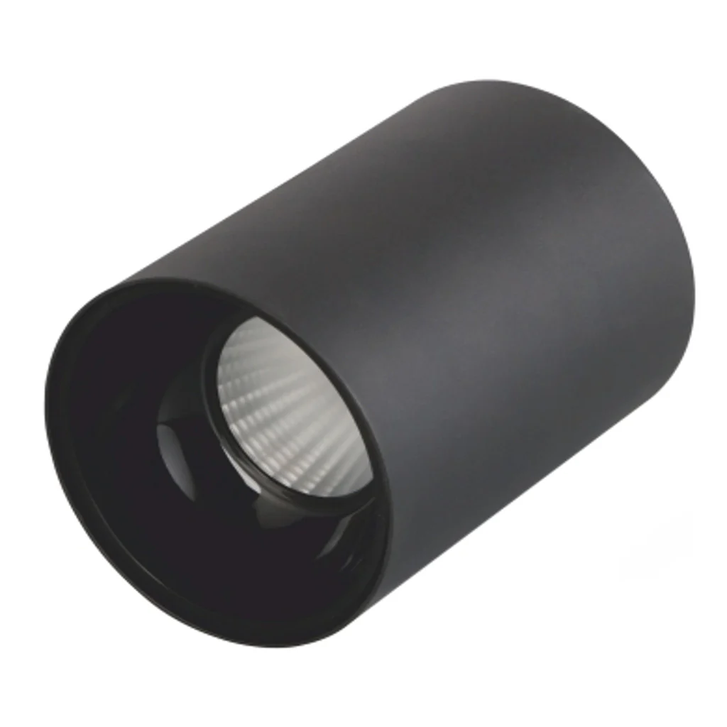 Ledlum LED Indoor Surface Mounted Light Reflector Changeable Round Matt Black 20W LLS-069