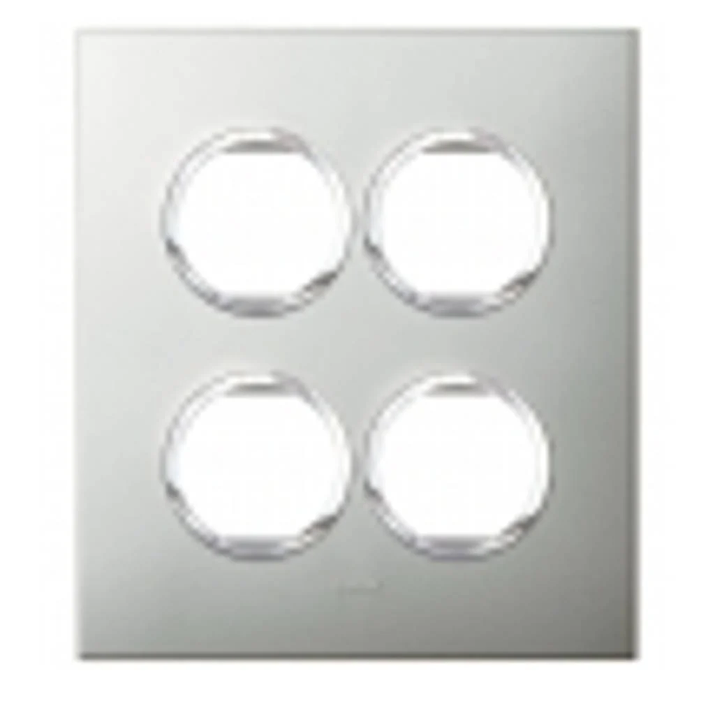 Legrand Arteor Cover Plates With Overmoulded Frame Pearl Aluminium - Image 6