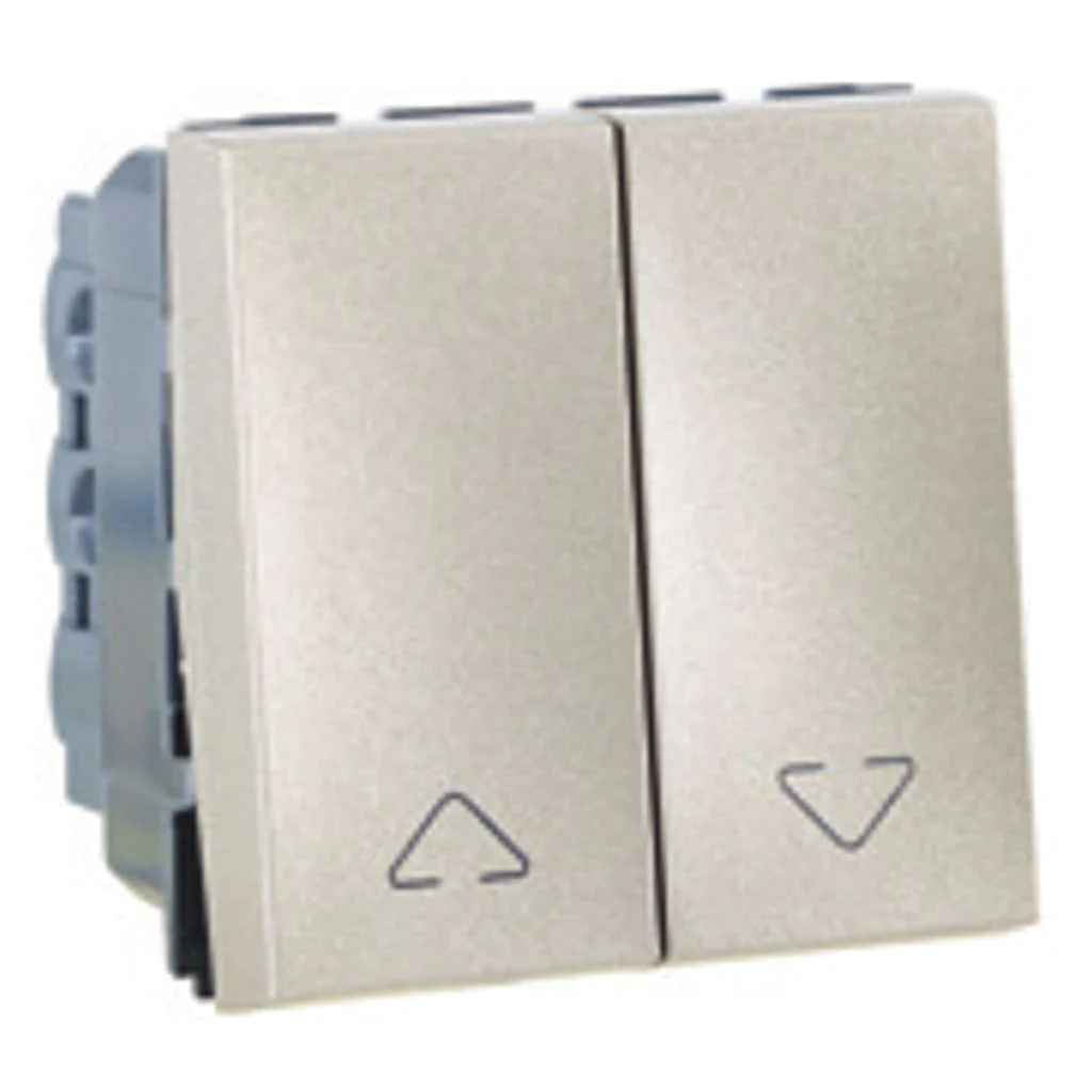 Legrand Arteor Double Switch For Electric Shutter 2M Champagne 5748 20