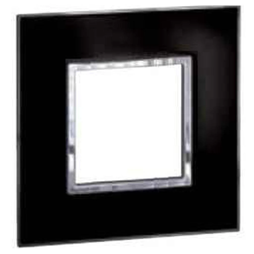 Legrand Arteor Mirror Black Cover Plates With Overmoulded Frame Mirror Black - Image 2