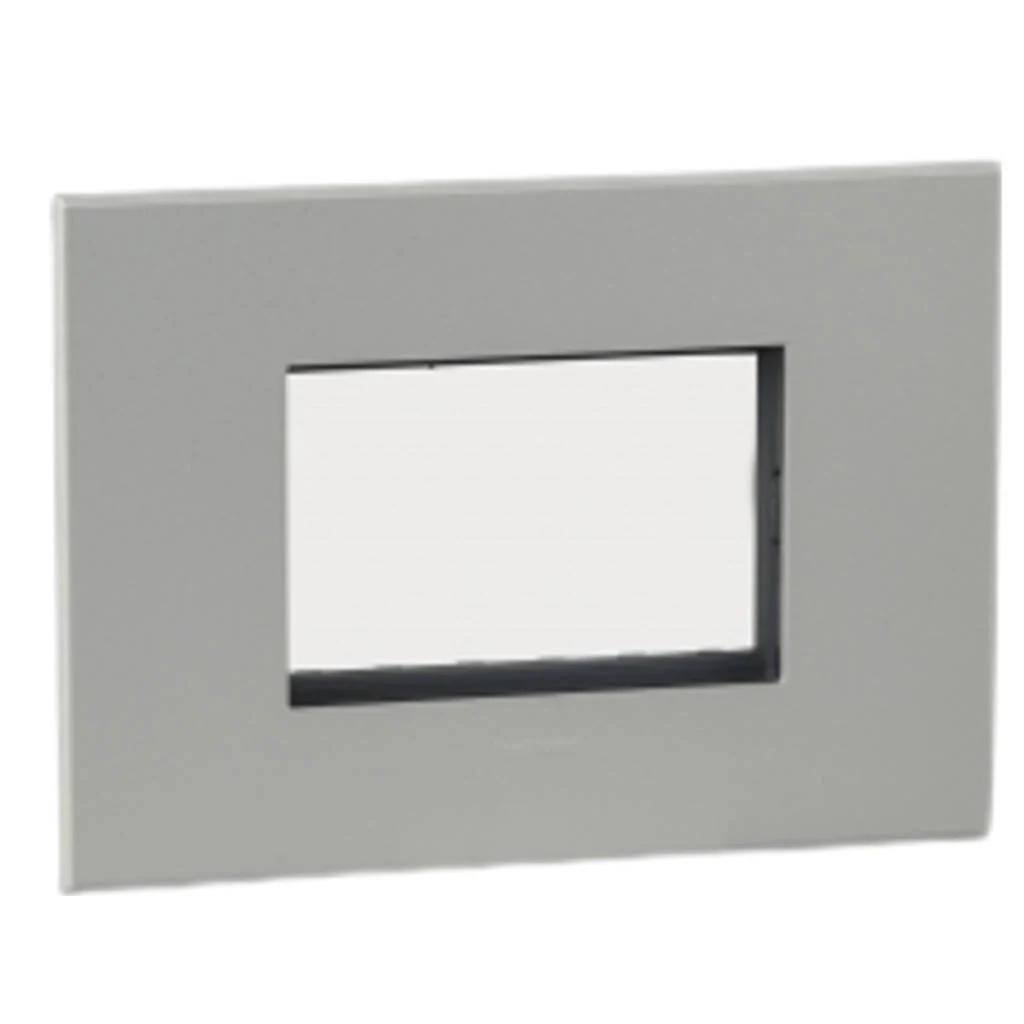 Legrand Arteor Pearl Aluminium Cover Plates With Overmoulded Frame Pearl Aluminium - Image 3