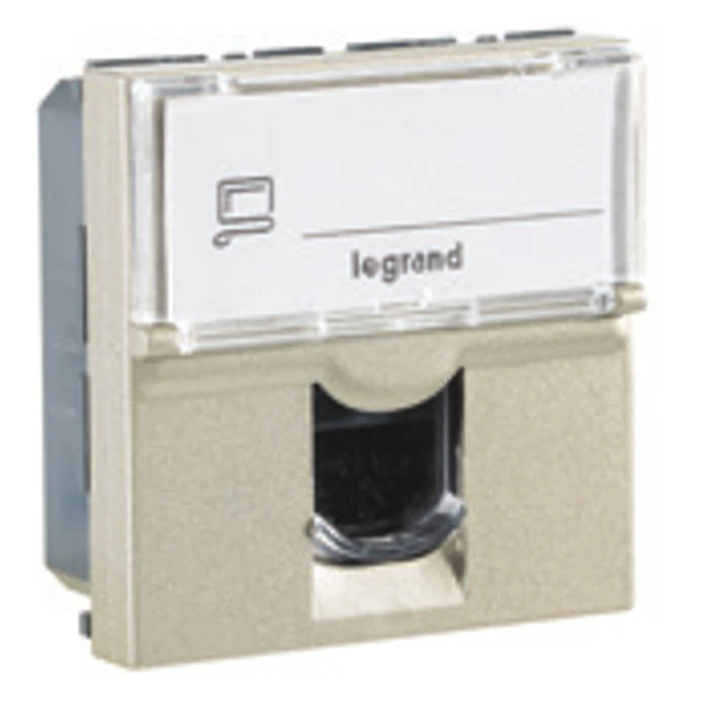 Legrand Arteor RJ45 Cat 6 UTP Information Socket 2M Champagne 5748 50