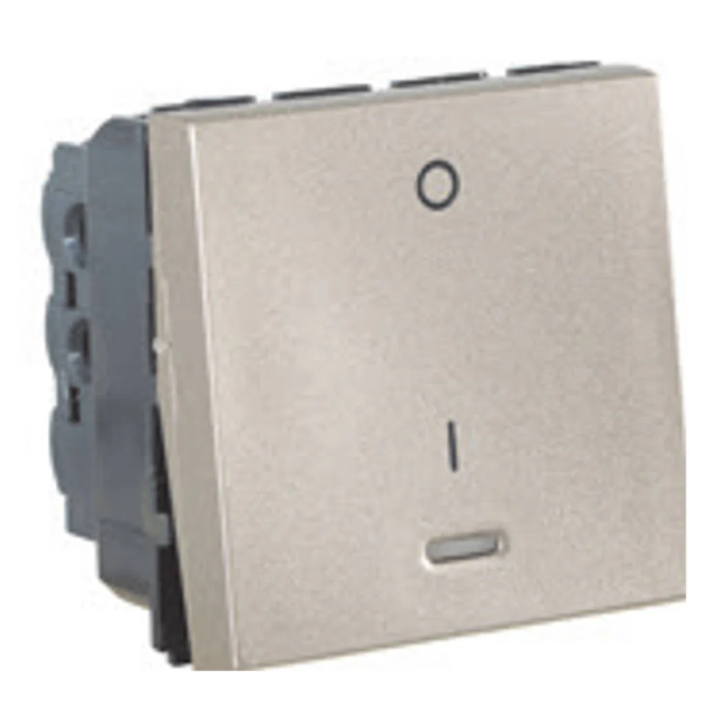 Legrand Arteor Switch With Indicator DP 1Way 2M 20A Champagne 5748 15