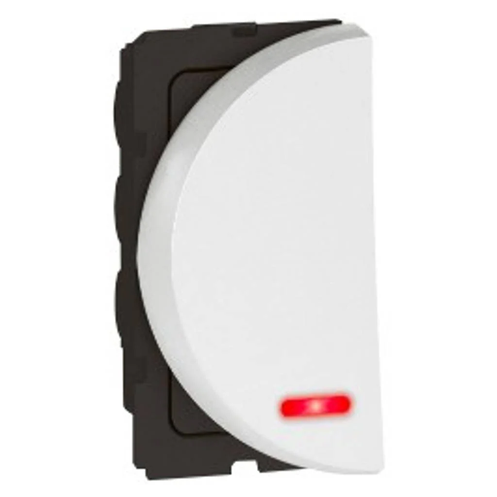 Legrand Arteor Switch With Indicator SP 1Way Left 1M 6A White 5733 02