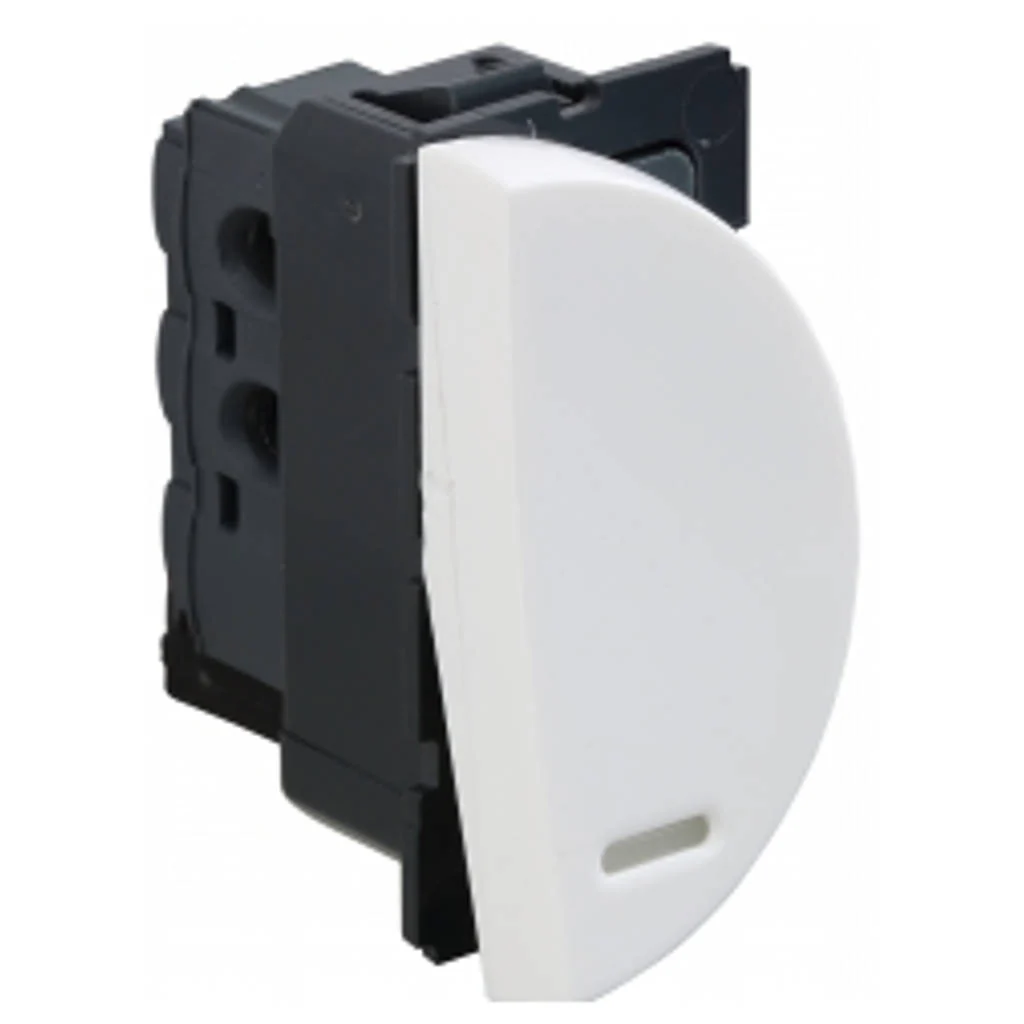 Legrand Arteor Switch With Indicator SP 1Way Right 1M 20A White 5720 65