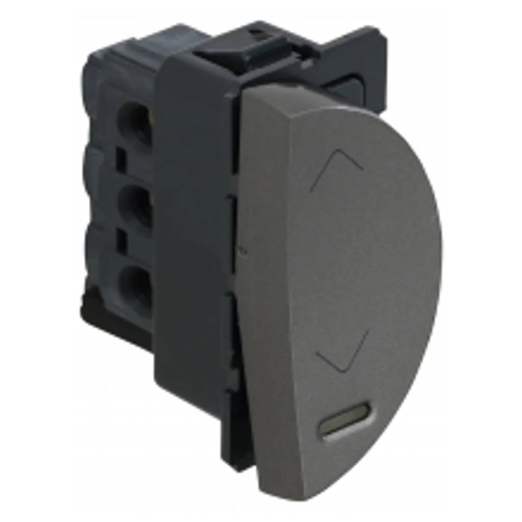Legrand Arteor Switch With Indicator SP 2Way Right 1M 20A Magnesium 5733 73