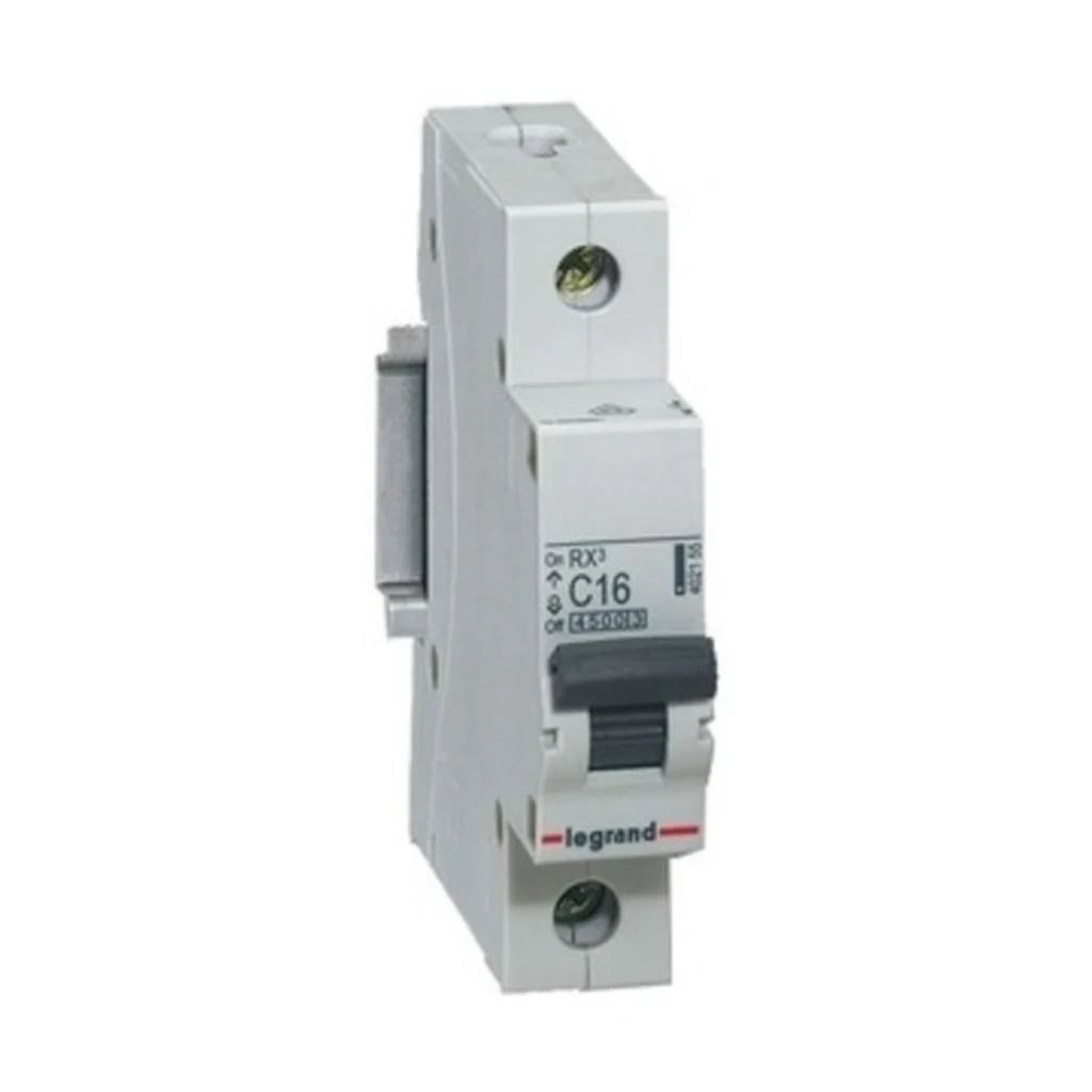 Legrand DX3 MCBs D Curve Single Pole + Neutral 0.5 A - 4 A
