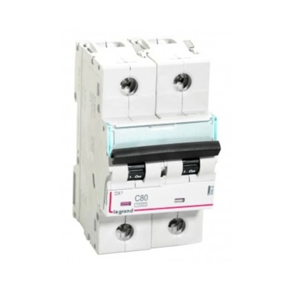 Legrand DX3 MCBs Double pole 80 A - 125 A