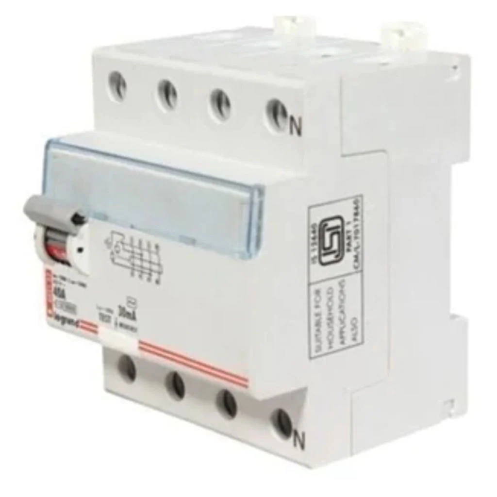 Legrand DX3 RCCBs Four pole 415 V 25 A - 80 A