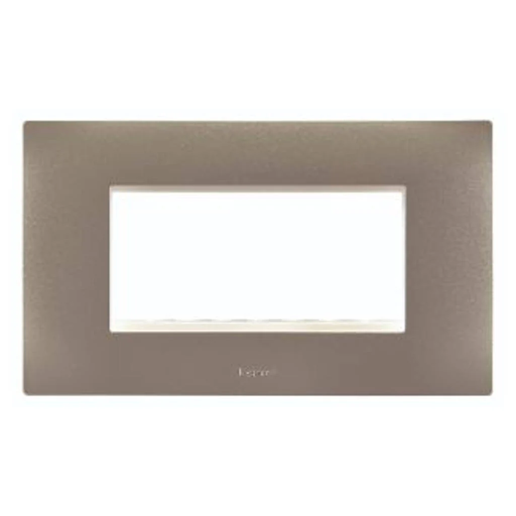 Legrand Lyncus Plate With Frame 4M Champagne 6775 84