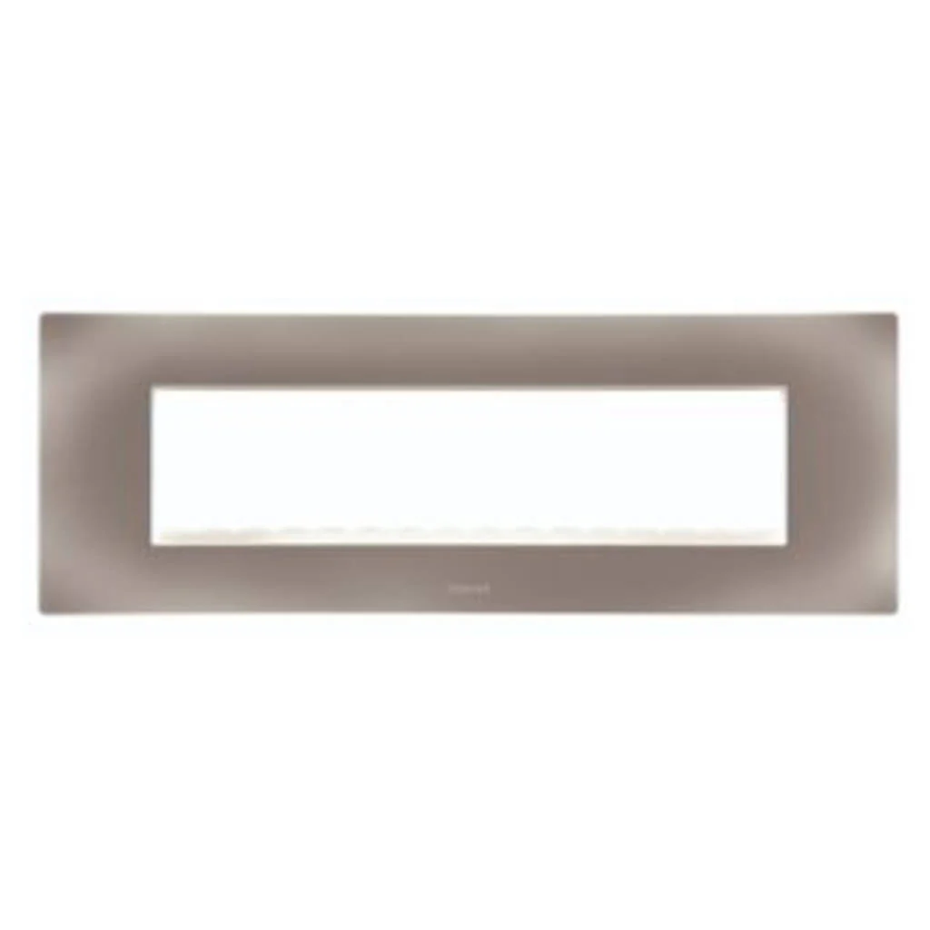 Legrand Lyncus Plate With Frame 8M (H) Matt Silver 6776 08