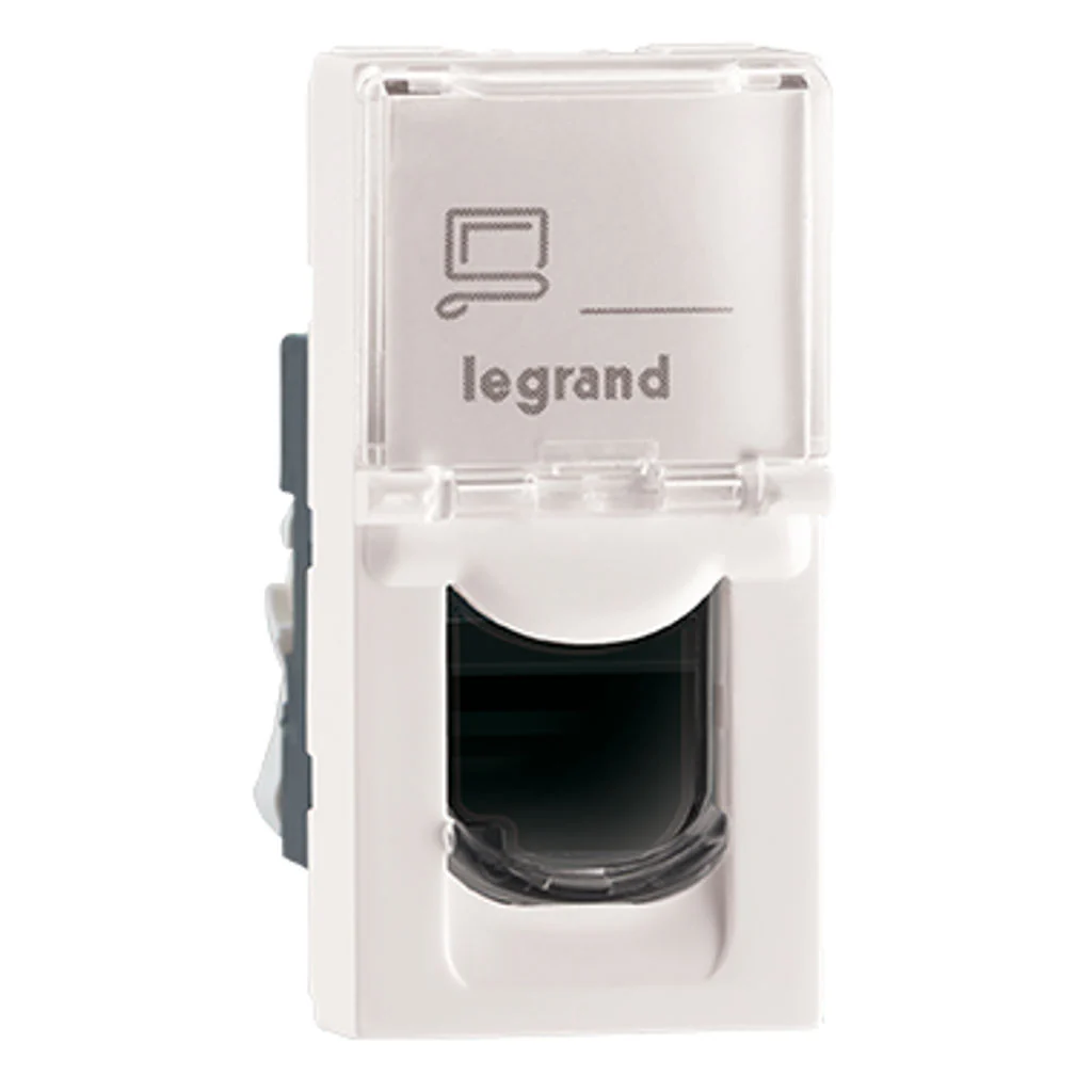Legrand Lyncus Telephones Socket RJ11 1 M White 6772 62