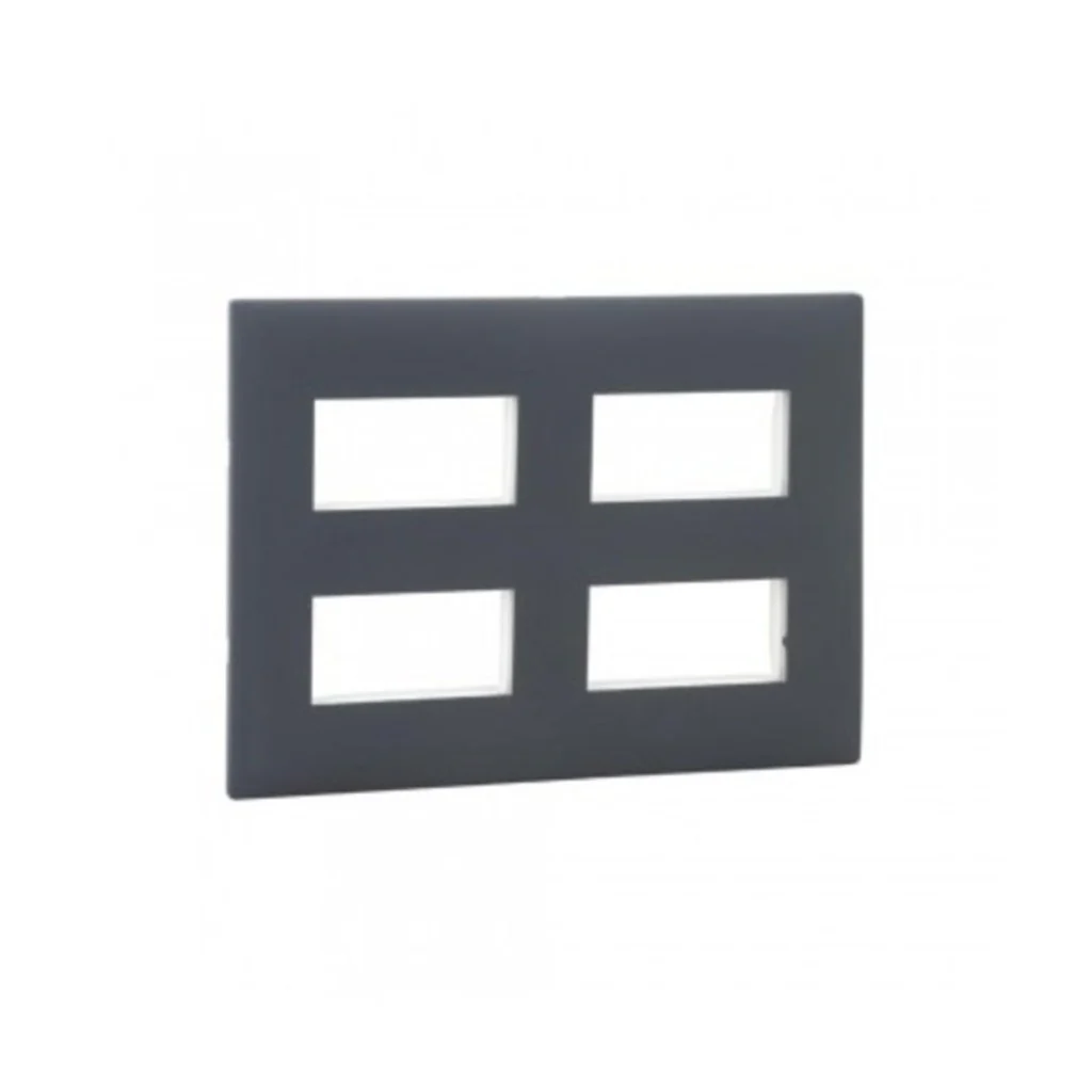 Legrand Mylinc Modular Matt Grey Plate 12 M 6763 58