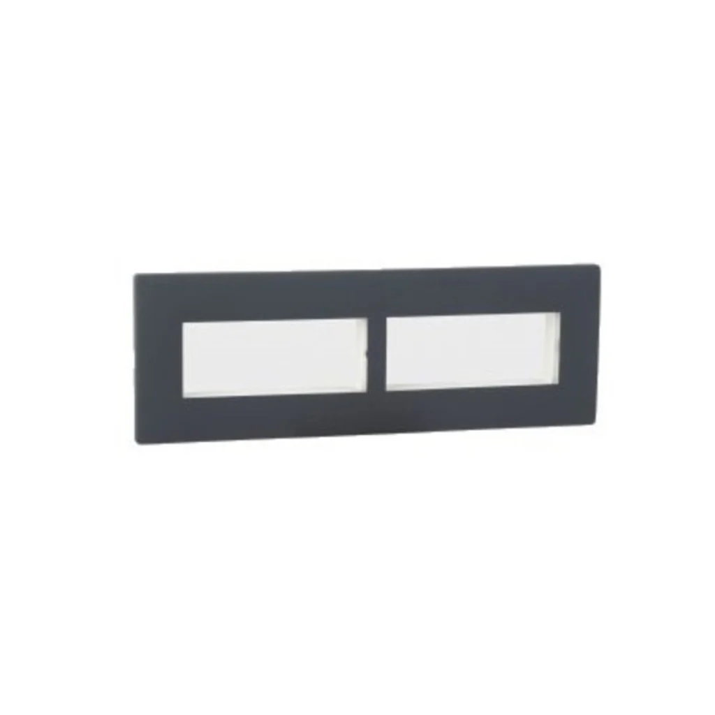 Legrand Mylinc Modular Matt Grey Plate Horizontal 8 M 6763 55