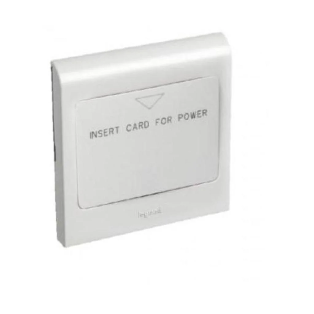 Legrand Myrius Key Card Switch Monobloc With New Plate 15A 2M 6732 37