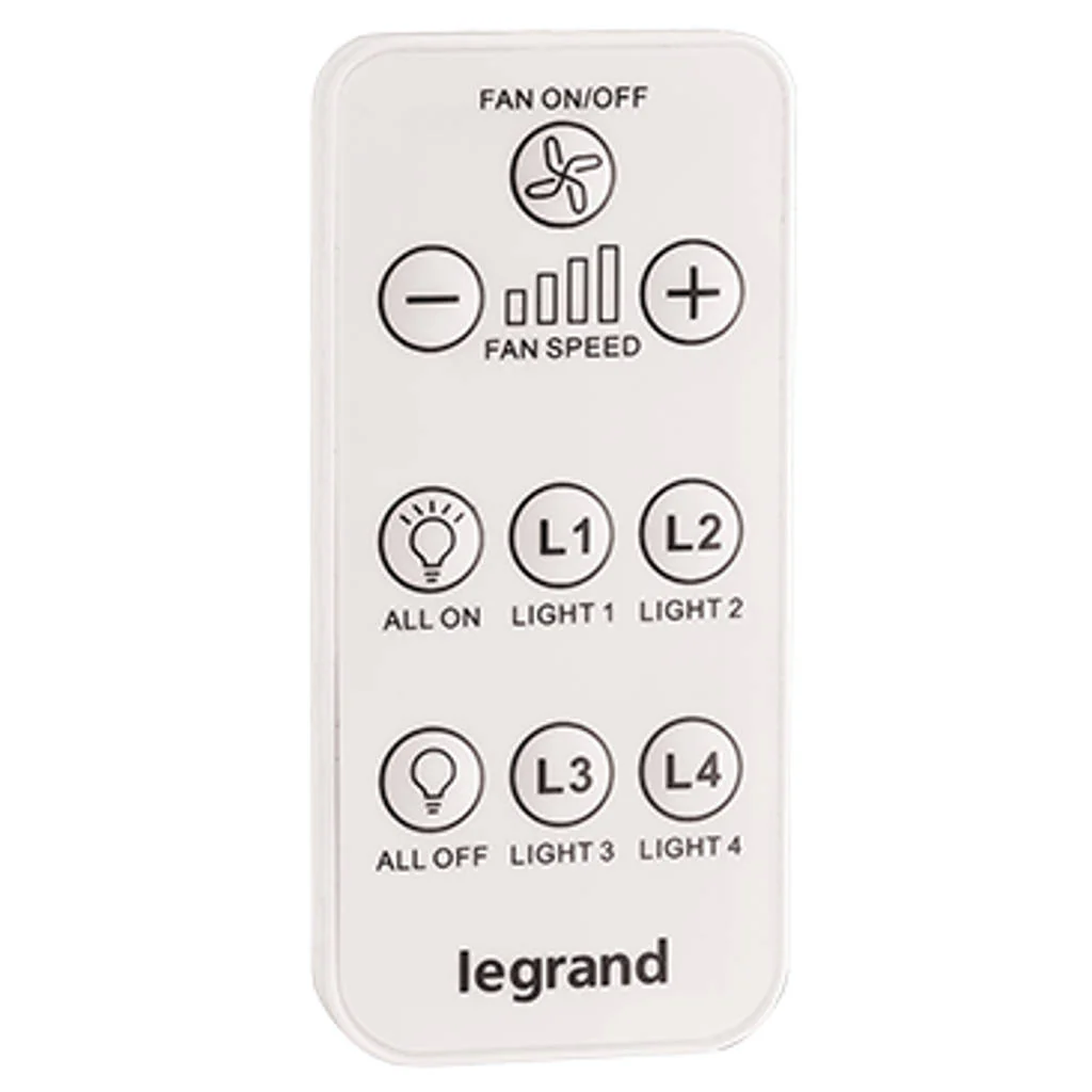 Legrand Myrius Nextgen Remote Control Hand Unit White 6793 03