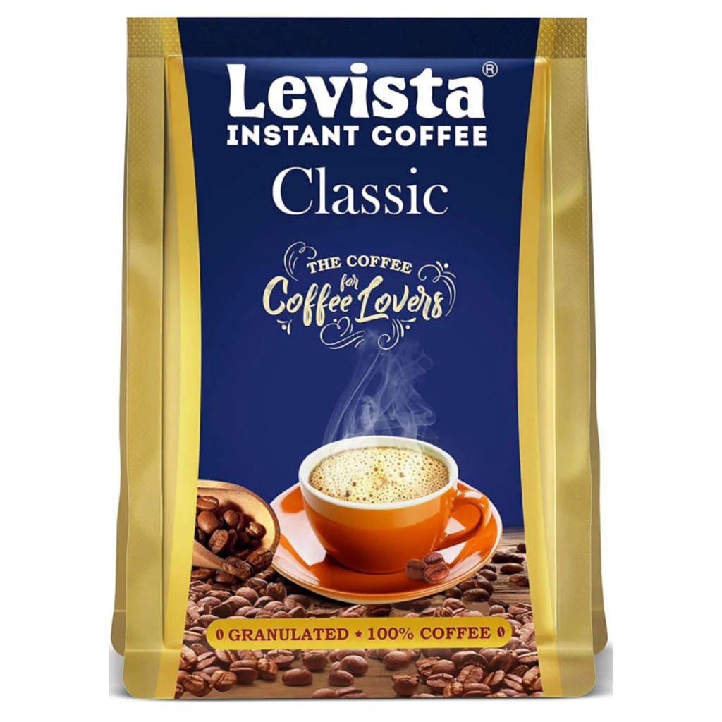 Levista Classic Pure Instant Coffee 100 Gram Pouch