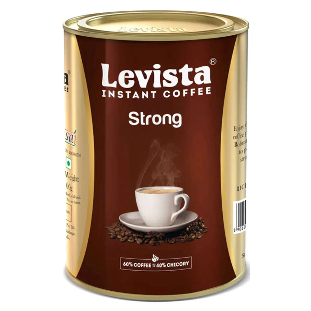 Levista Strong Instant Coffee 100 Gram Can