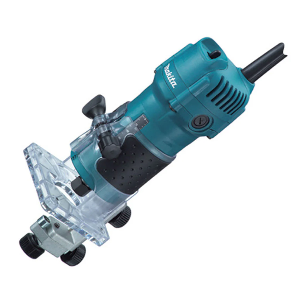 Makita 6mm (1/4") Fixed Base Trimmer 530W 30000rpm 3709