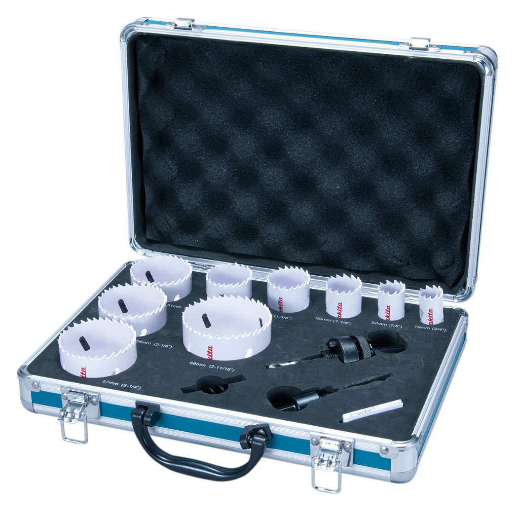 Makita BiM Hole Saw Assortment Kit 13Pcs D-47307