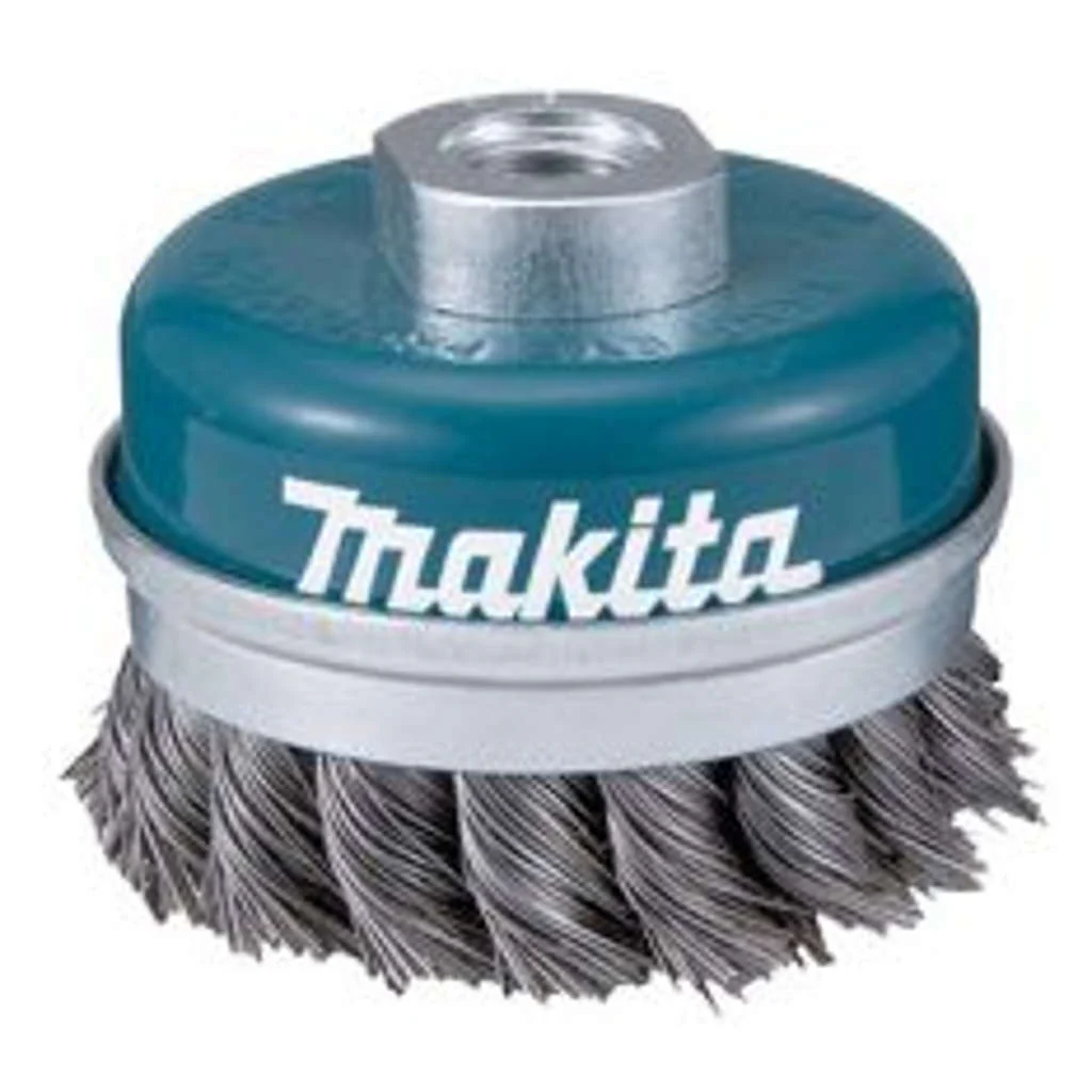 Makita Stronger 2 Wire Cup Brush With Knotted Steel 0.5mm