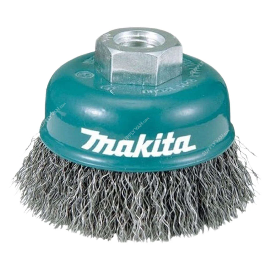 Makita Wire Cup Brush With Crimped Steel 0.3mm
