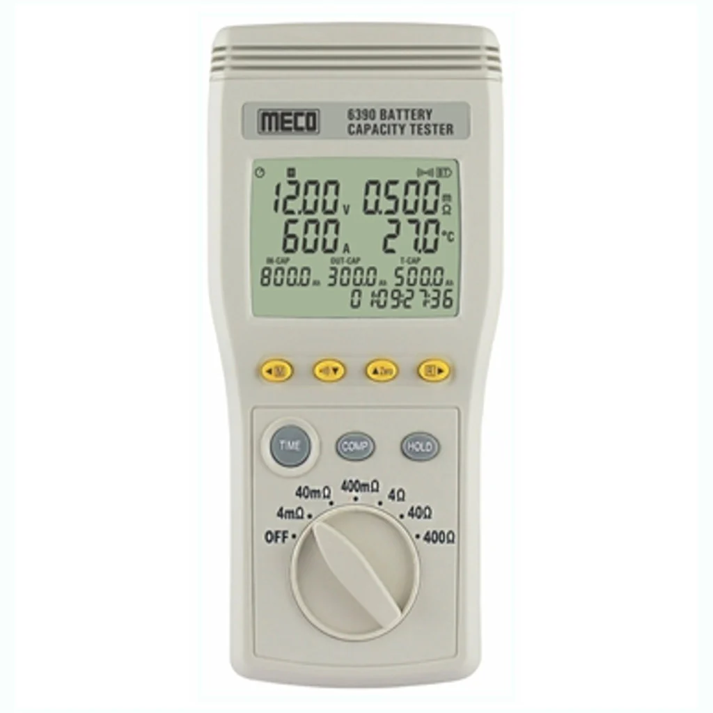 Meco Battery Capacity (Impedence) Tester With DC Clamp Meter (Adaptor) Upto 1200Ah 6390