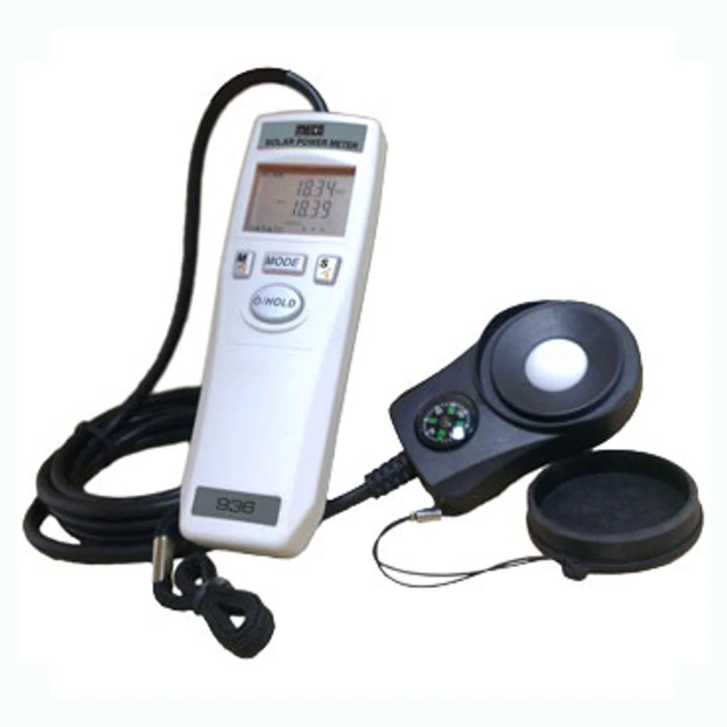 Meco Solar Power Meter (Irradiance Meter) With Orientation And Tilt Angle 936