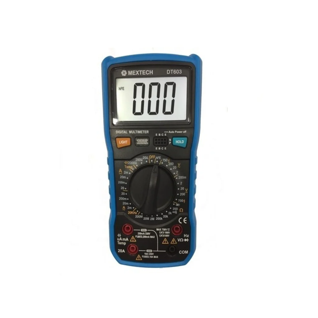 Mextech Digital Multimeter (AC Voltage Range 2V to 750V) DT-603