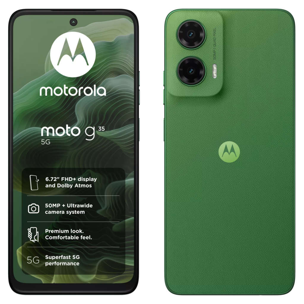 Motorola g35 5G Smartphone 4GB RAM 128GB Storage Leaf Green - Image 2