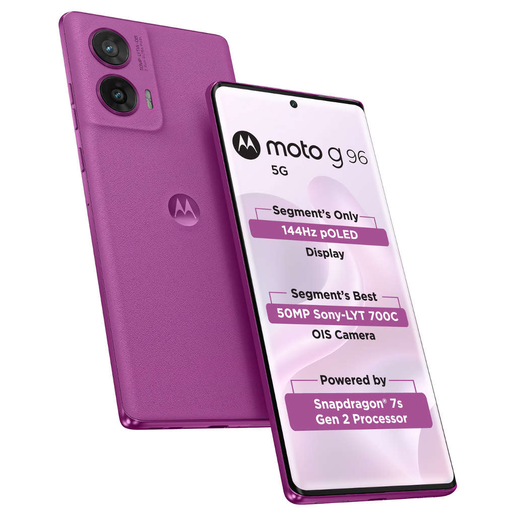 Motorola g96 5G Smartphone 8GB RAM 128GB Storage Pantone Cattleya Orchid - Image 2