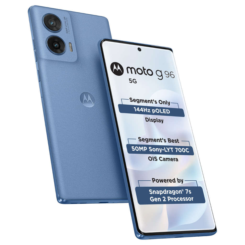Motorola g96 5G Smartphone 8GB RAM 256GB Storage Pantone Ashleigh Blue - Image 2