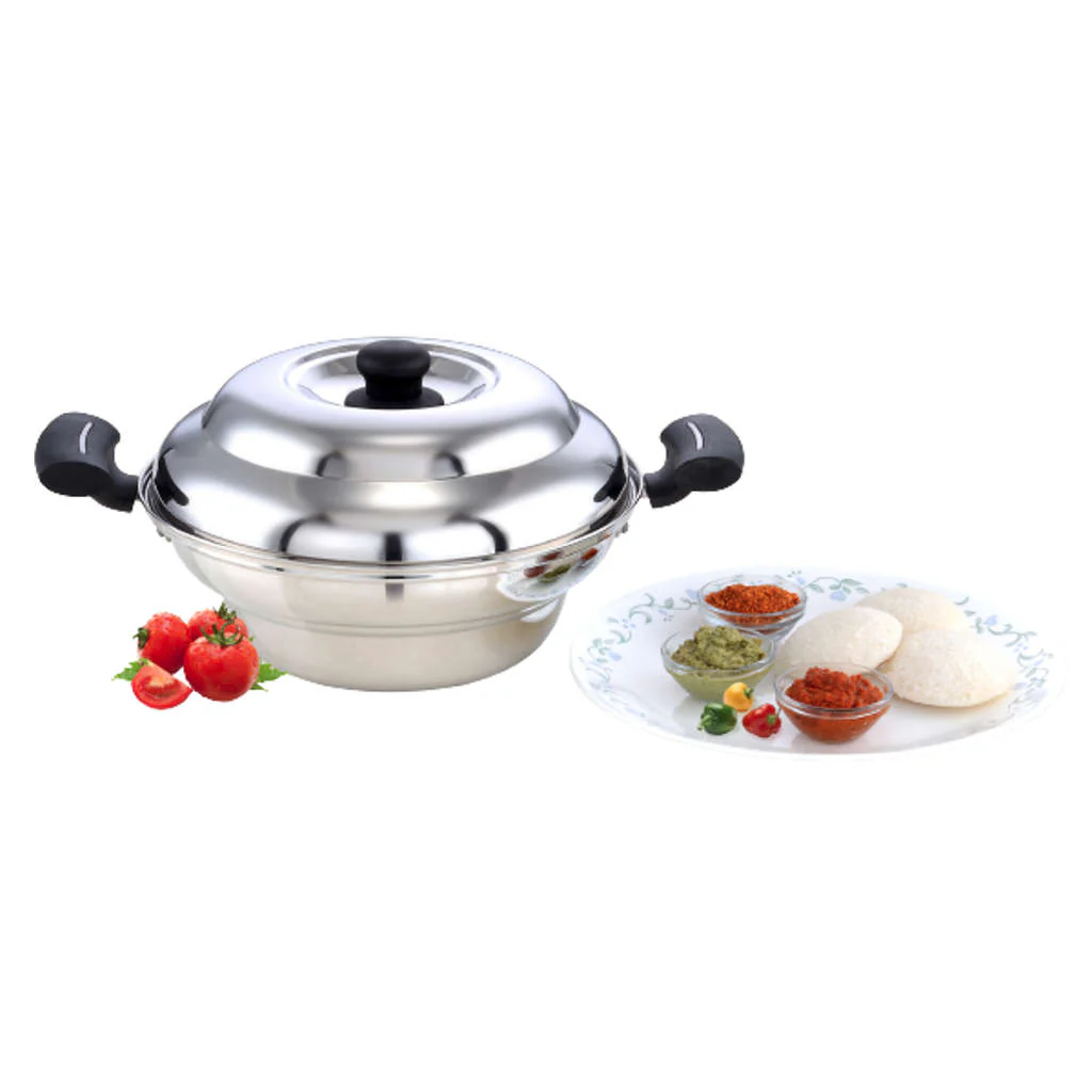 Murugan Evasilva Idly Pot 9 Idlies Stainless Steel SS014
