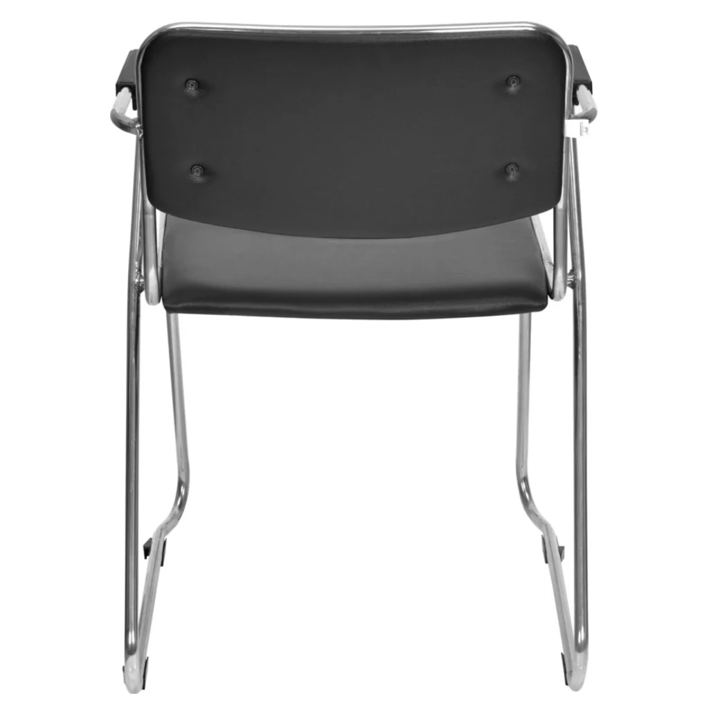 Nilkamal Contract 01 With Arm Visitor Chair Black - Image 3