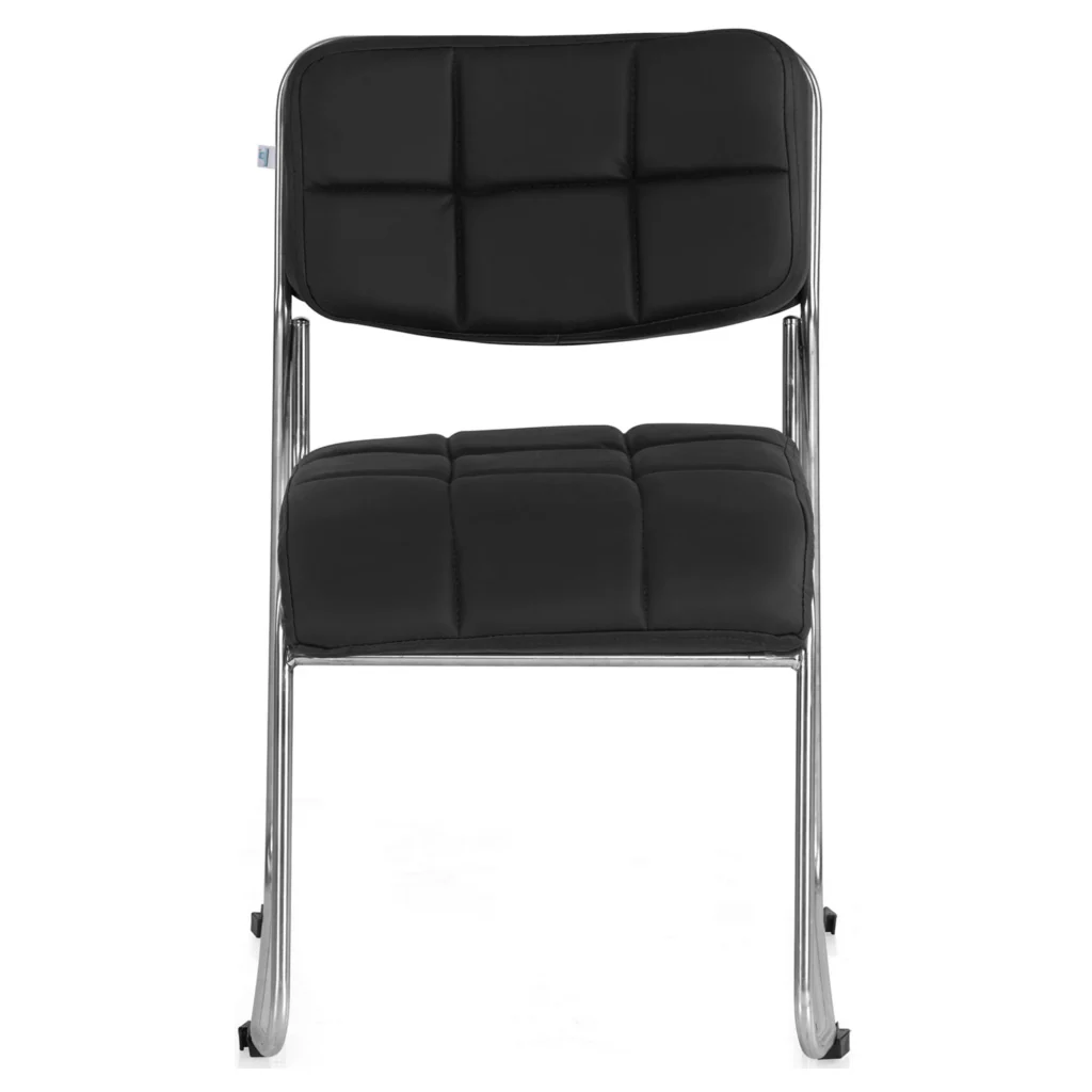 Nilkamal Contract 02 Without Arm Visitor Chair Black - Image 2
