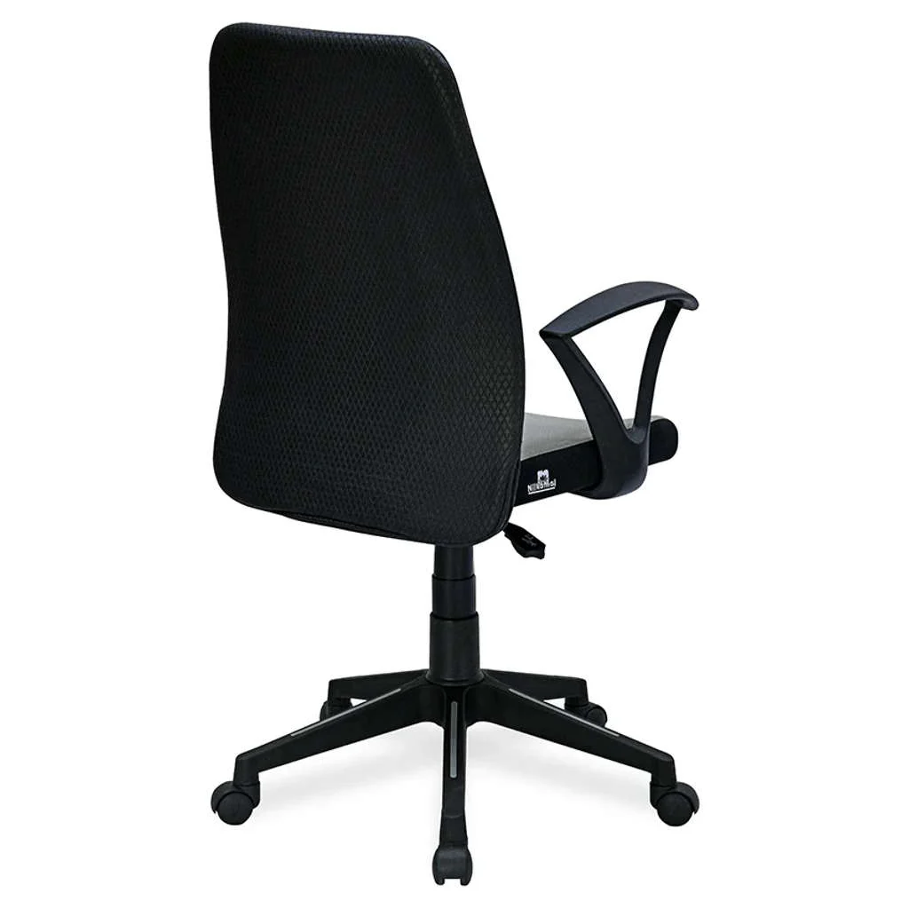 Nilkamal Solitaire Mid Back Office Chair Black - Image 3