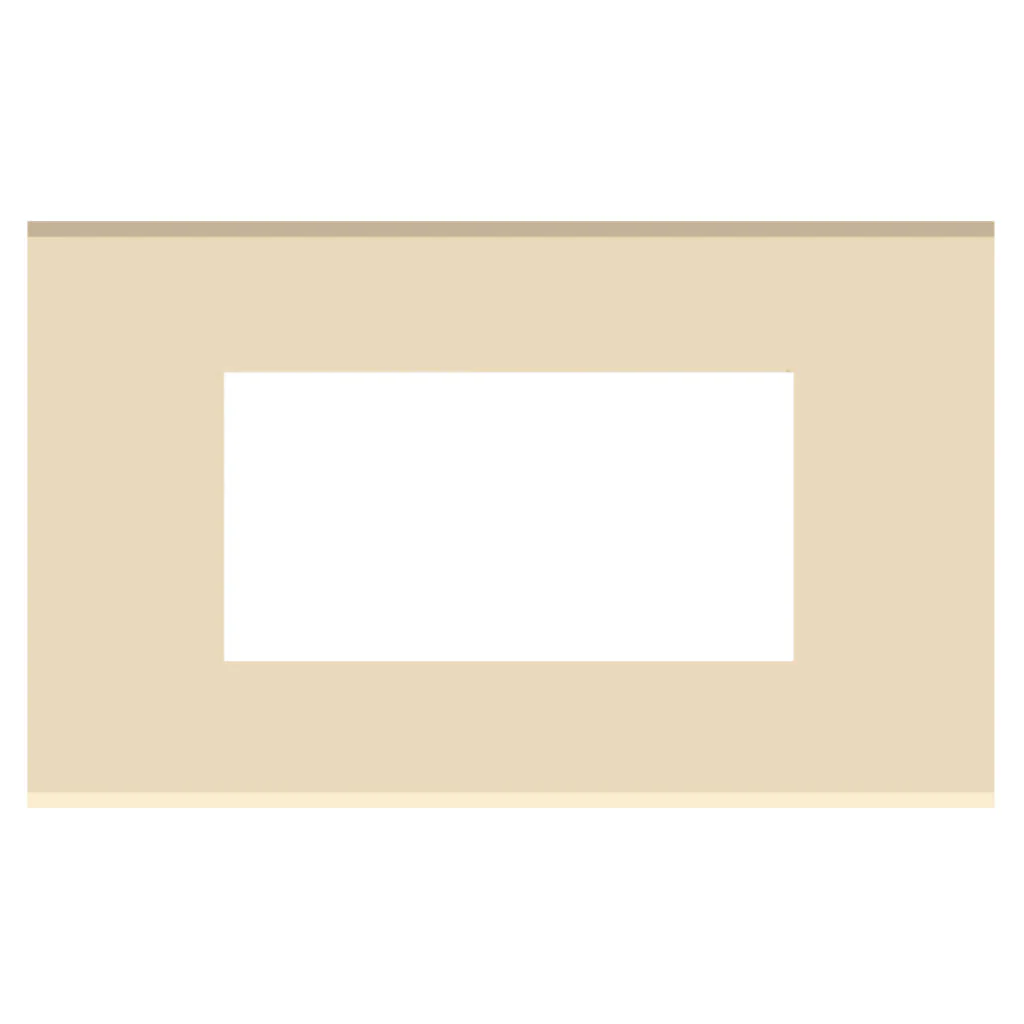Norisys Cube Series Flat'5 Plates With Frame Matt Gold - Image 4