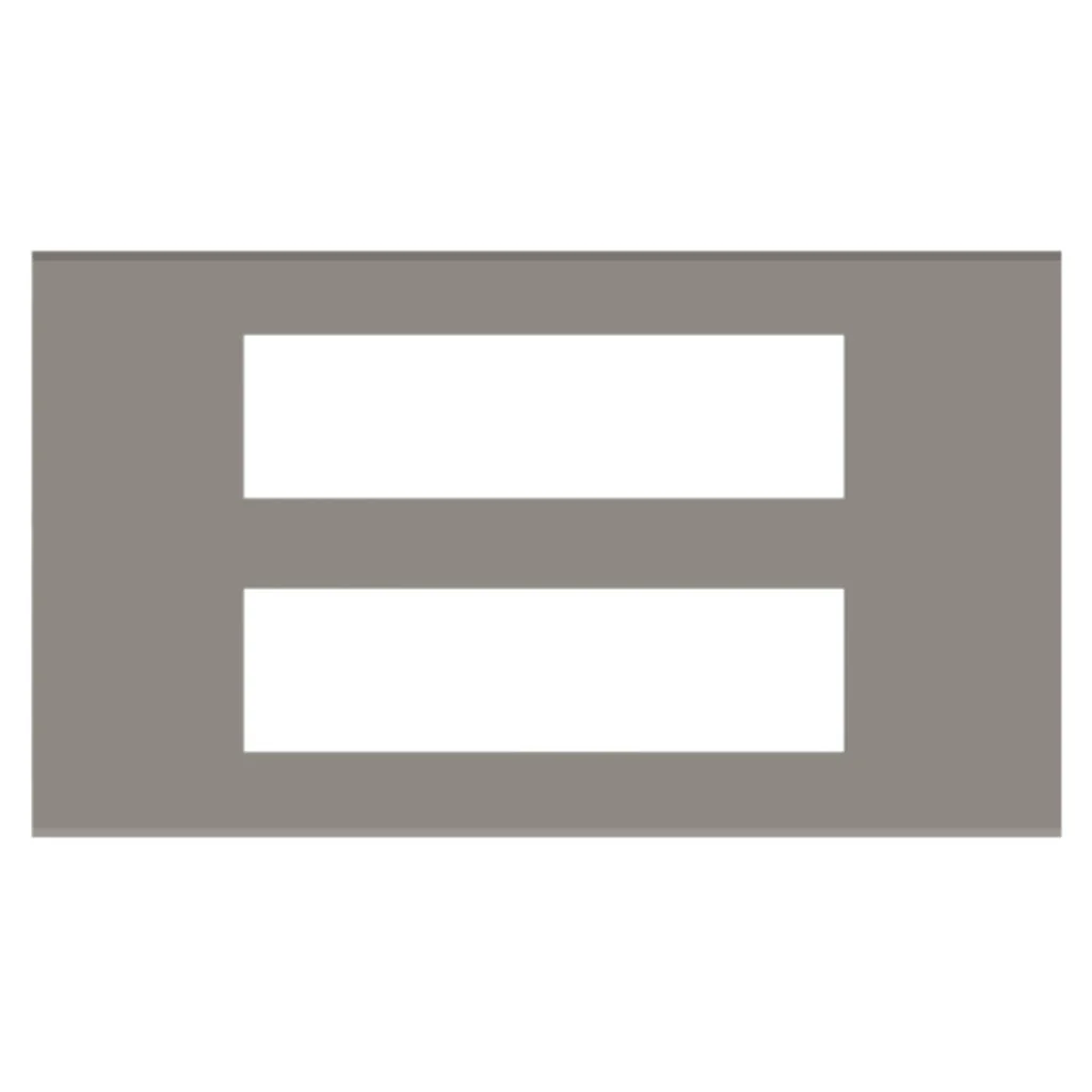 Norisys Cube Series Flat'5 Plates With Frame Quartz Gray - Image 10