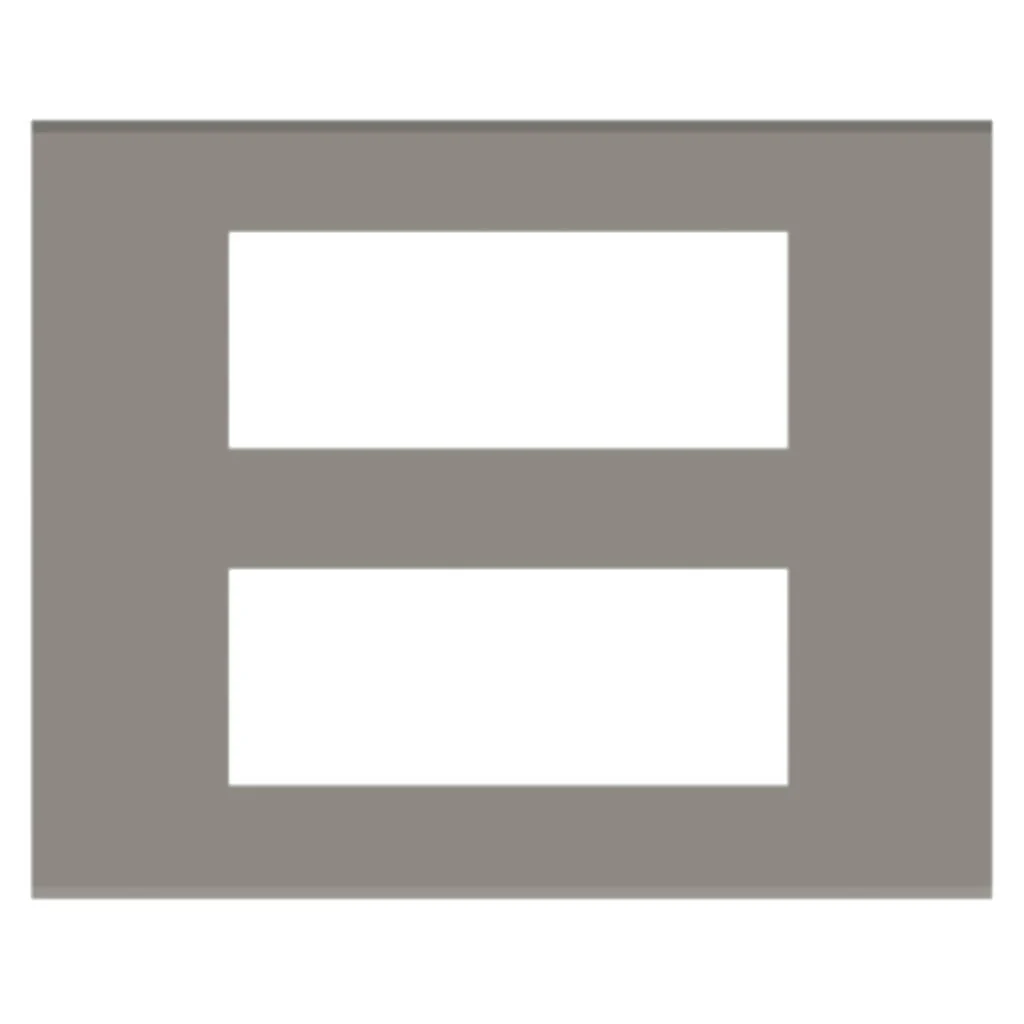 Norisys Cube Series Flat'5 Plates With Frame Quartz Gray - Image 8